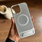 Dotted MagSafe Case with Holder – Stylish, Functional & Secure!