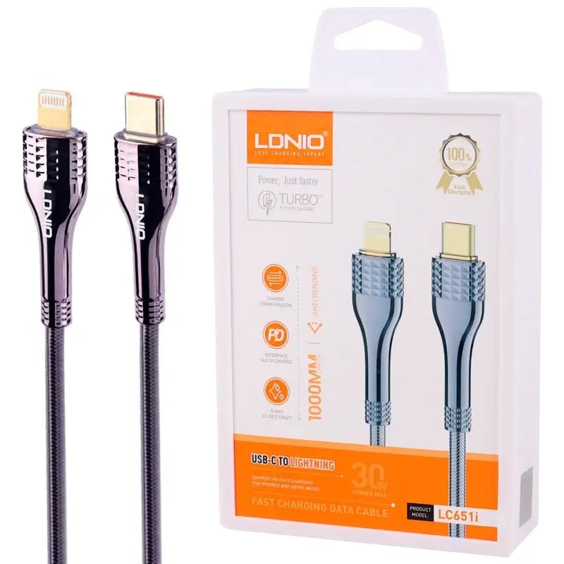  LDNIO fast charging and data cable