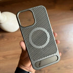 Dotted MagSafe Case with Holder – Stylish, Functional & Secure!