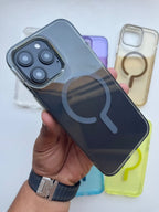 Transparent MagSafe case colors
