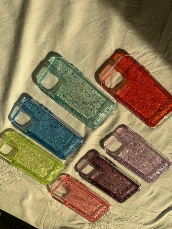 Transparent Glitter case - Image 3
