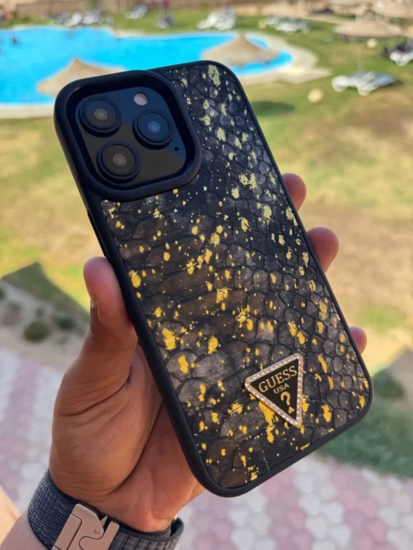 Leather snake skin case - Image 4