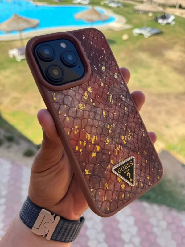 Leather snake skin case - Image 2