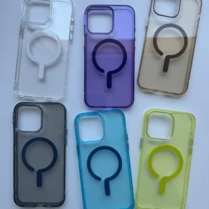 Transparent MagSafe case colors